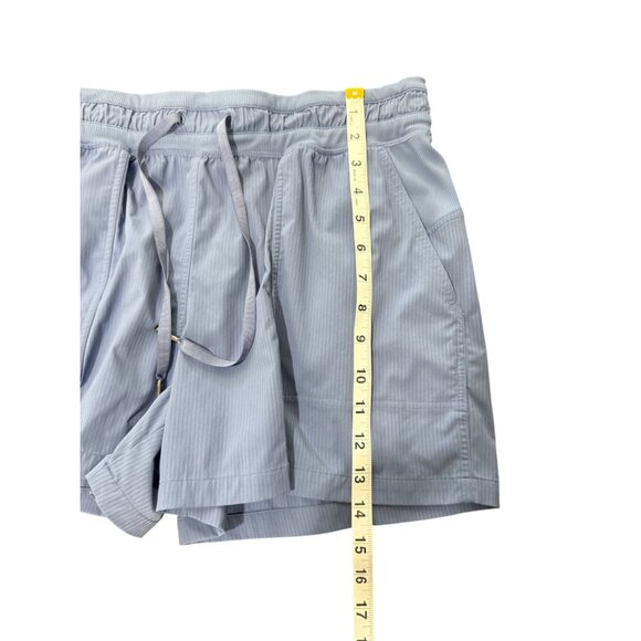 Lululemon Dance Studio High-Rise Short 3.5 Blue Pull-On LW7CCGS Womens Size 8 - Picture 6 of 7